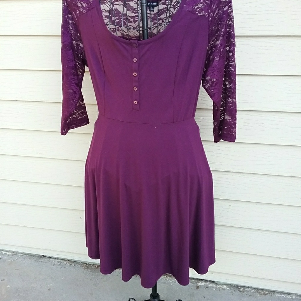 **SOLD** Torrid Plum Dress
